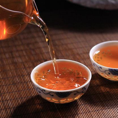 2007 Ba Jiao Ting 0432 Raw Pu-erh Tea Cake Yunnan Menghai Shen Sheng Puer 357g
