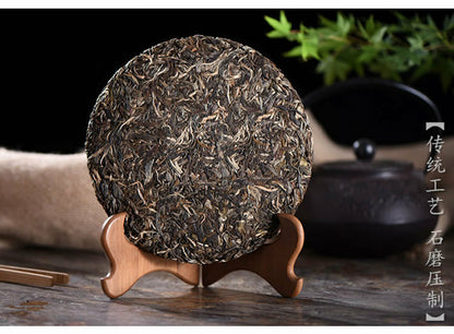Golden Peacock * 2015 LiMing Spark Puerh Tea Cake Raw Pu-erh Tea Puer 357g