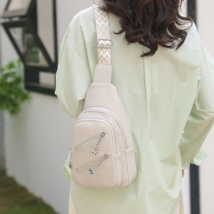 Small Sling Backpack for Men Women Chest Bag Hidden Anti-Theft Pocket Crossbody