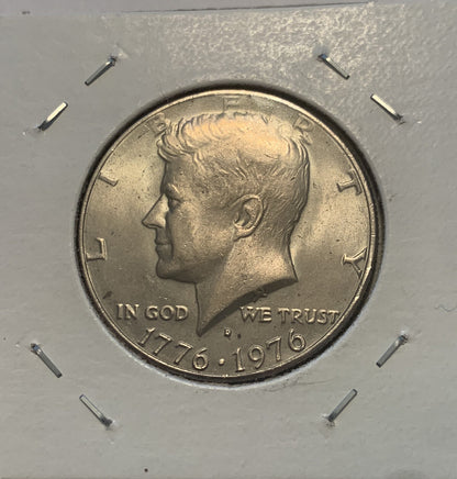 1776 1976-D Bicentennial Kennedy Half Dollar Denver Mint