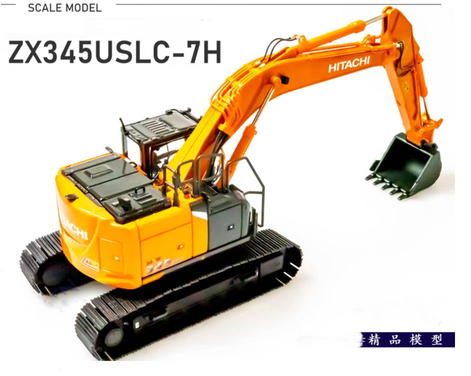 1:50 ZX345USLC-7H Excavator Construction Machine Equipment Diecast Model