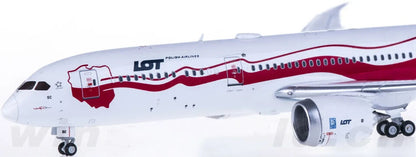 1:400 JC Wings LOT POLISH AIRLINES BOEING 787-9 Passenger Airplane Diecast Model