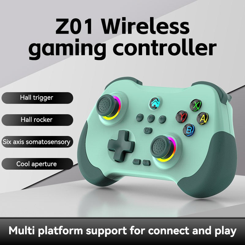 Z01 Wireless Game Controller for SWITCH, Android and ios computers, PS3 and PS4