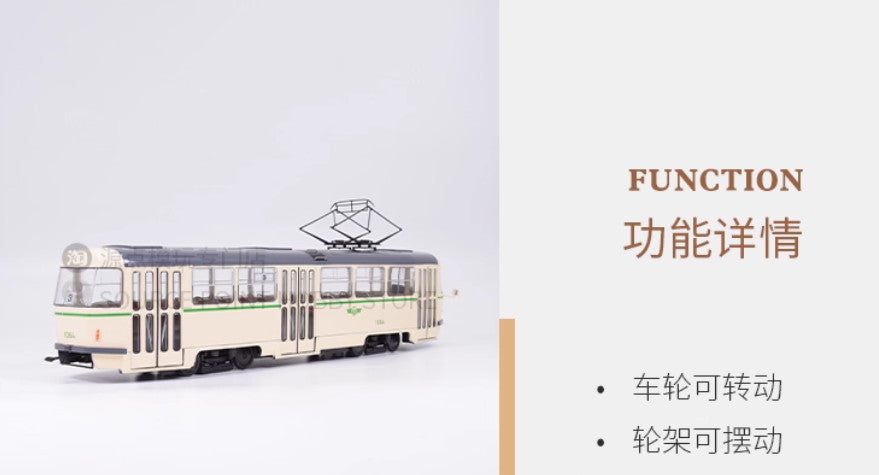 1:43 35CM Premium Classixxs TATRA-T4D Tram Streetcar Vehicles Diecast Model