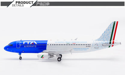 1:200 InFlight ITA Airways AIRBUS A320 Passenger Airplane Diecast Aircraft Model