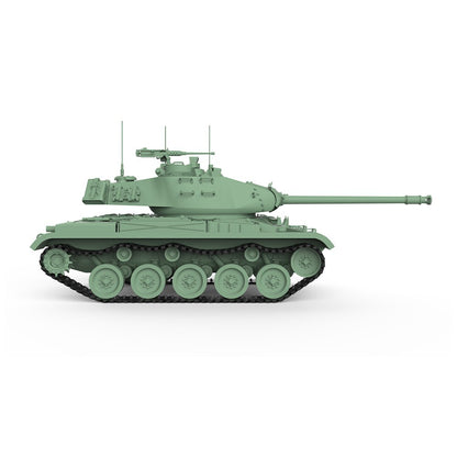 SSMODEL SS160527 1/160 N SCALE Railway Military Model Kit US M41 Light Tank