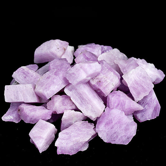1/2LB Natural Kunzite Gemstone Rough Stone Crystal Spodumene Mineral Healing Lot