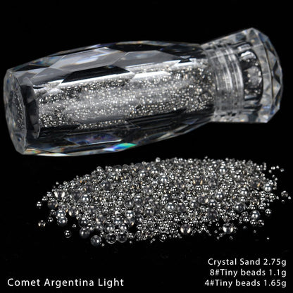 Nail Art Glitter Micro Crystal Pixie 3D Tiny Beads DIY Manicure Rhinestone Decor