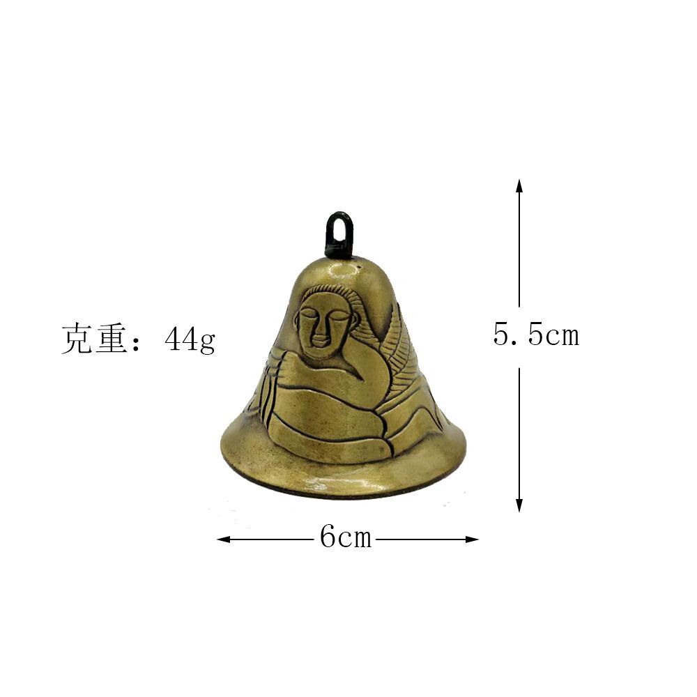 Wind Bell Chime Copper Angel Star Moon Dragon Handicraft Good Luck Outdoor Decor