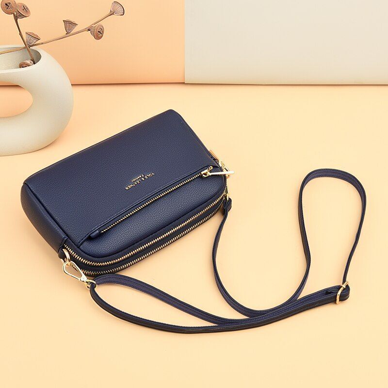 Synthetic Leather Purse Shoulder Bag Crossbody Purse Luxury Handbag Cotton Pouch