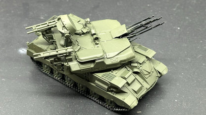 Homemade 1/72 Soviet Shilkha River M4 Anti-Aircraft Vehicle Finished Tank Model