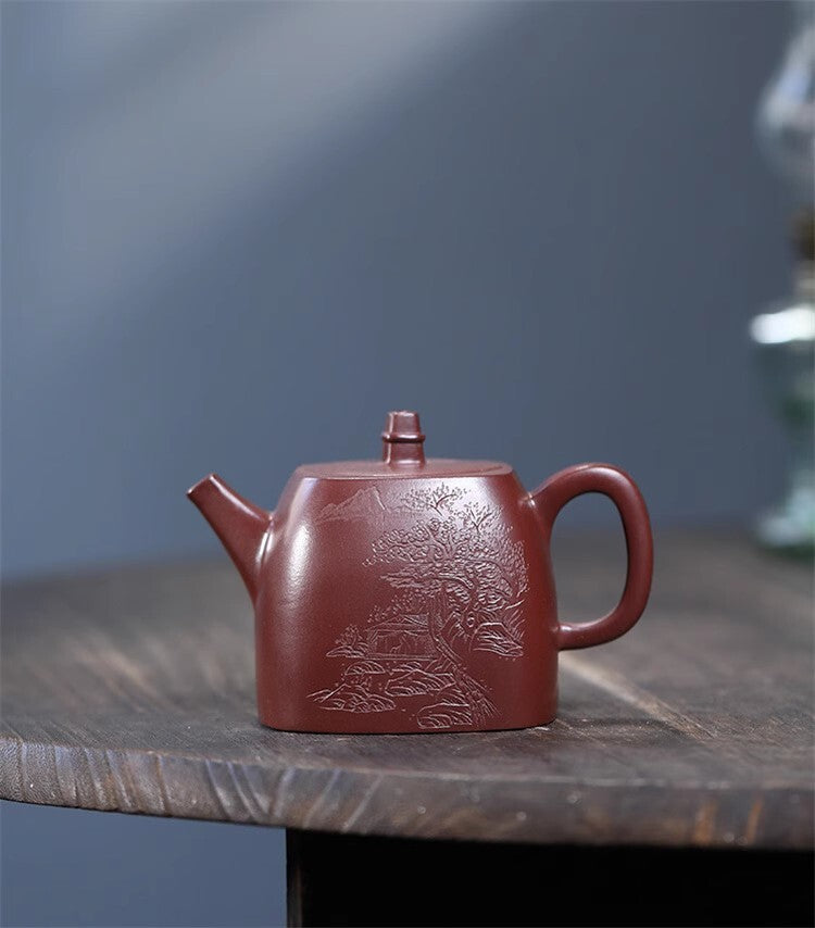 260cc chinese Yixing Handmade Zisha teapot Purple Clay HanDuo Gongfu Tea Pot