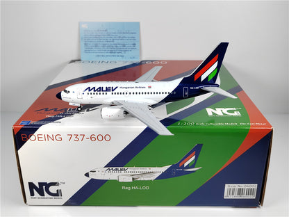 1:200 NG Model Hungarian Airlines B737-600 Airplane Diecast Aircraft Model