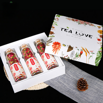 150g Rose Tea, Osmanthus Box, Flower Fruit Tea, Gift Box, Flower Tea