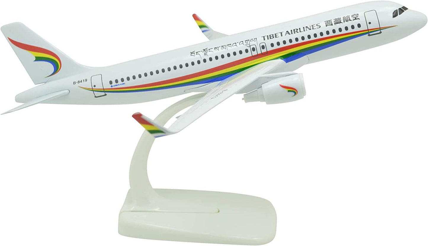1:400 20cm Airbus A320 China Tibet Airlines Metal Airplane Model Plane Model Toy