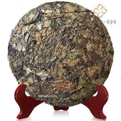257g 2018 White Tea Cake Shoumei Gongmei Fuding Sun‑Dried Aged Compressed Tea