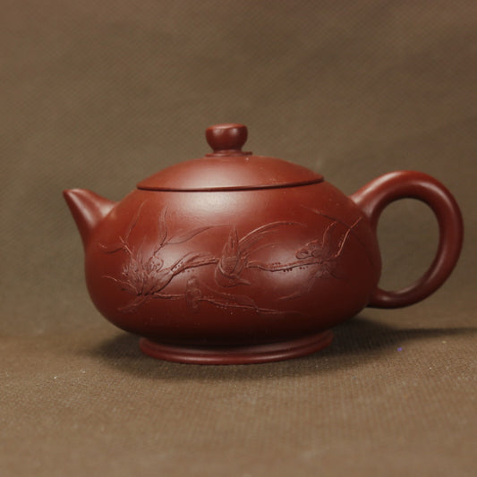 Chinese Zisha Teapot Yixing Clay Tea Pots Xishi Handmade Flower Tea Pot 西施壶