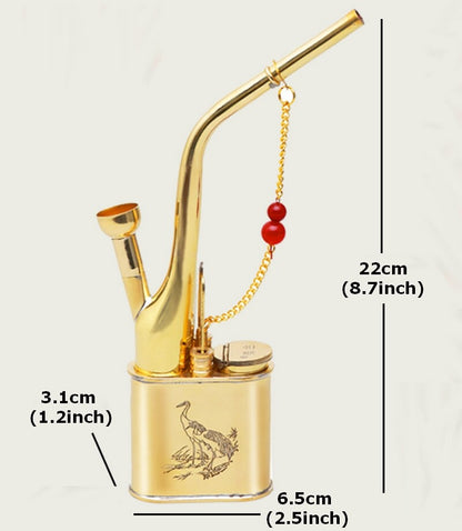 Brass Hookah Smoking Tobacco Pipe Cigarette Shisha Filter