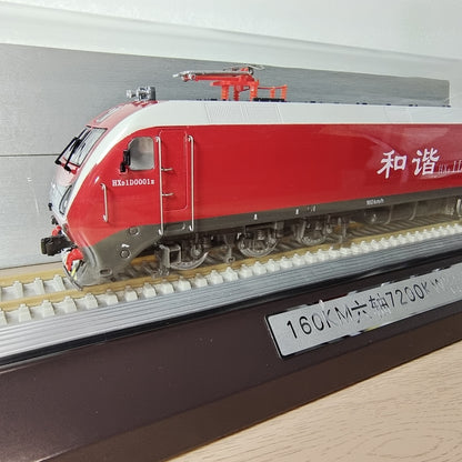 1:87 40CM HXD1D 160KM/H 7200KW AC-drive Electric Locomotive Train Diecast Model