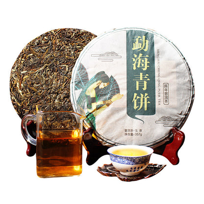 Yunnan Organic Pu'er Tea Cake Puer Puerh Green Tea BingDao Old Tree cha Tea 357g