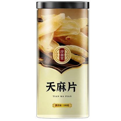 100g Organic Gastrodia Elata Root Slices Tian Ma