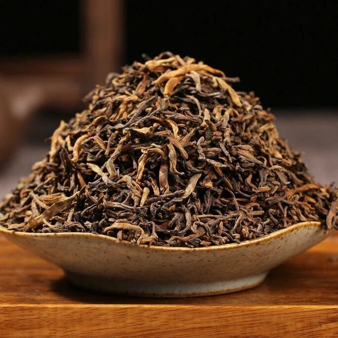 1000g Gold bud GongTing Puerh tea bulk pu'erh Ripe tea Old trees old leaves tea