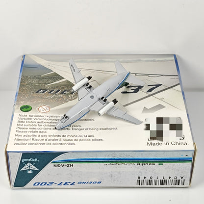 1:400 Aeroclassics Saudia Boeing 737-200 HZ-AGN Passenger Plane Diecast Model