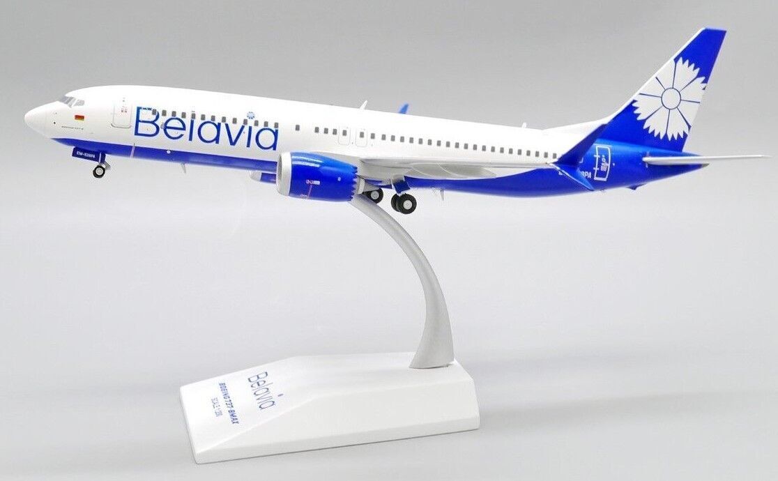 1:200 JC Wings Belavia BOEING 737 MAX 8 Passenger Plane Diecast Aircraft Model
