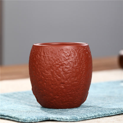 150ml True Yixing Zisha Dahongpao Clay Tea Cup Handmade Lotus Design Master Cup