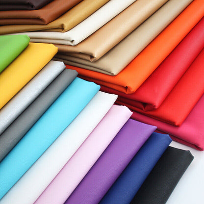 140*50cm PU Faux Leather Fabric Grain Soft Cloth Material DIY Sofa Slipcover Bag