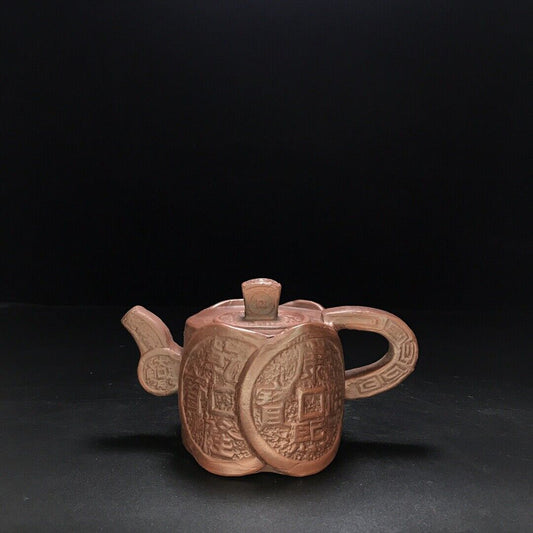vintage chinese yixing purple clay teapot zisha ceremony teaware collection rare