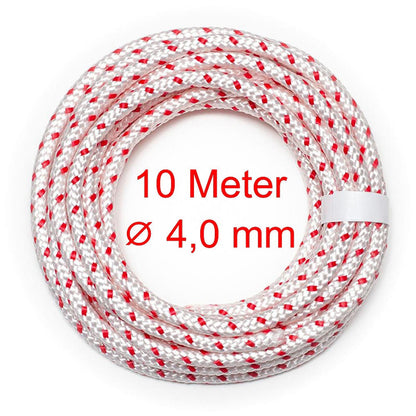 10mX 4mm Chainsaw Lawn Mower Starter Rope Construction Equipment For Honda