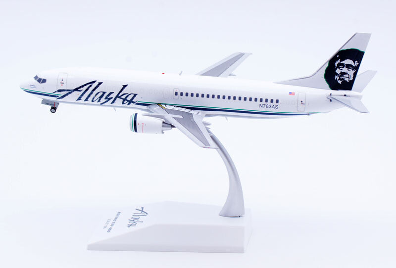 1:200 JC Wings Alaska BOEING B737-400C Passenger Airplane Diecast Aircraft Model
