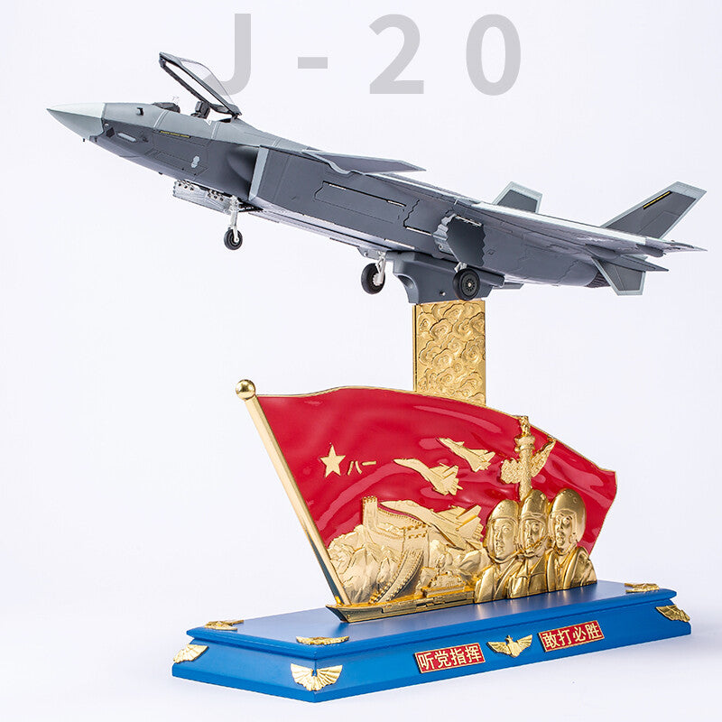 1:32 72CM China J-20 Stealth Fighter Aeroplane Diecast Military Aircraft Model