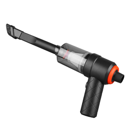 Wireless car vacuum cleaner with dual-purpose charging for suction and blowing