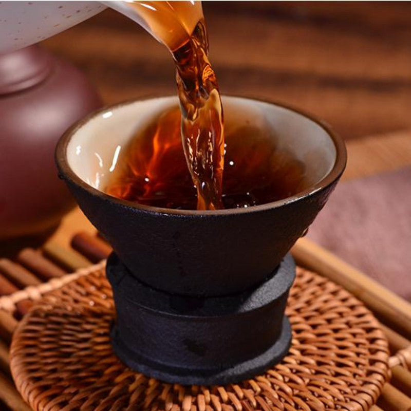 357g Yunnan Mantangxiang Pu-erh Tea Cake Ripe Puerh Cooked Tea Chinese Pu'er Tea