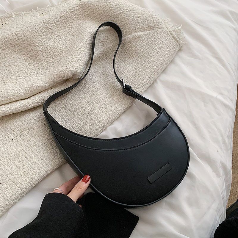 Women Shoulder Bag PU Leather Purse and Handbag Shopper Underarm Bag