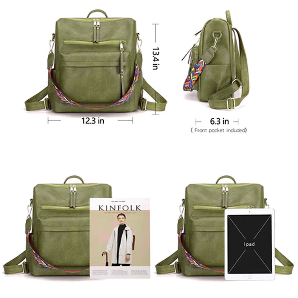Celela Women Inner Dividers Pockets Backpack Shoulder Bag Shoulder Bag Handbag