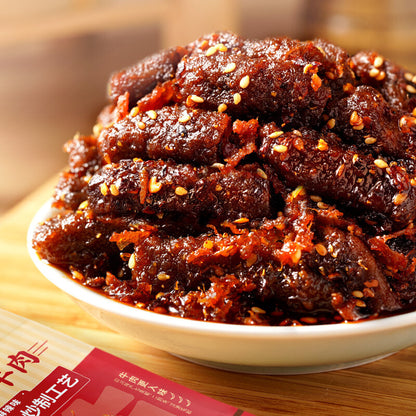 Shu Flavor Spicy Beef 100g Instant Beef Deli Snacks