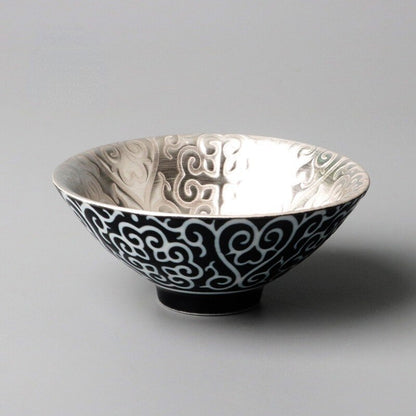 8.5cm Handmade Gilt Silver Tea Cup Ceramic Kung Fu Tea Cup Tea Cup 60ml