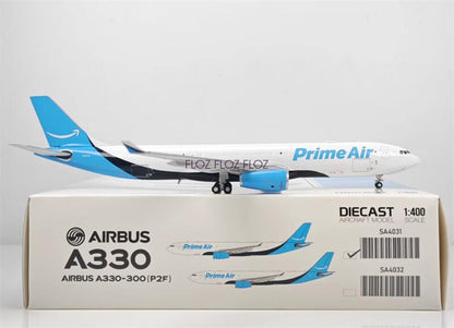 for JC Wings for Prime Air for Airbus A330-300P2F N4621K 1:400 Aircraft Model
