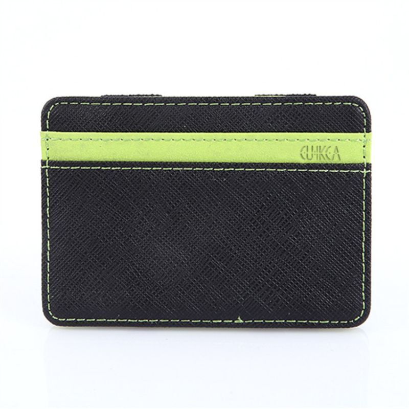 Ultra Thin Synthetic Leather Magic Wallets Mini Small Coin Purses Case Pouch Bag