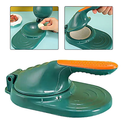 2 X Plastic Manual Dumpling Skin Mold Kitchen Lazy DIY Jiaozi Maker Dough Press