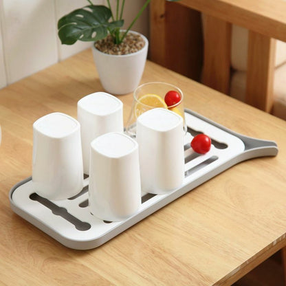 Kitchen Dish Drainer Drain Rack Plastic Dryer Tray Large Sink Drying Worktop PP