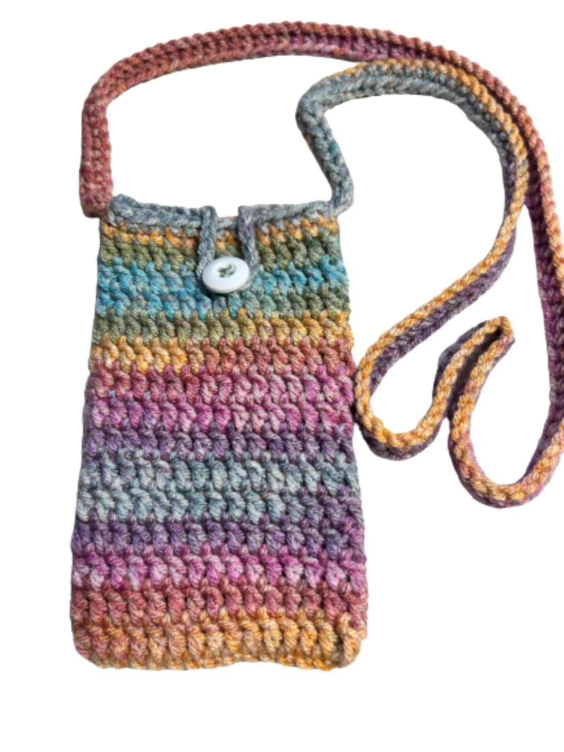 Handmade Cross Body Bag Purse Cell Phone Holder Pouch Sleeve for Women Gift