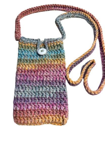 Handmade Cross Body Bag Purse Cell Phone Holder Pouch Sleeve for Women Gift