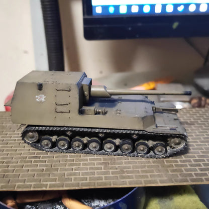 Homemade 1/72 Trial 1 Gun Battle Tank Tank Finished Model Ornament Toys