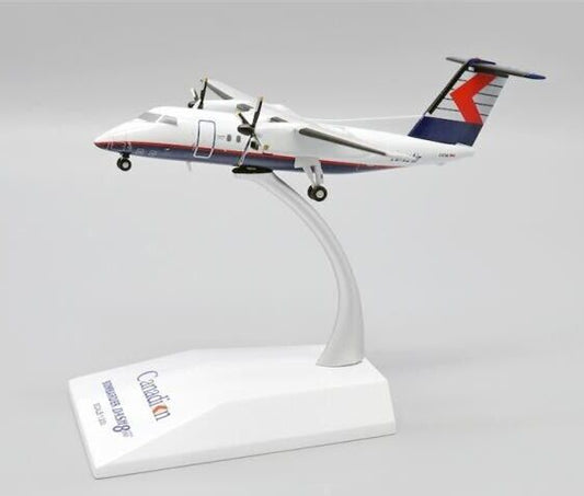1:200 JC Wings Time Air BOMBARDIER Dash8-Q100 Passenger Airplane Diecast Model