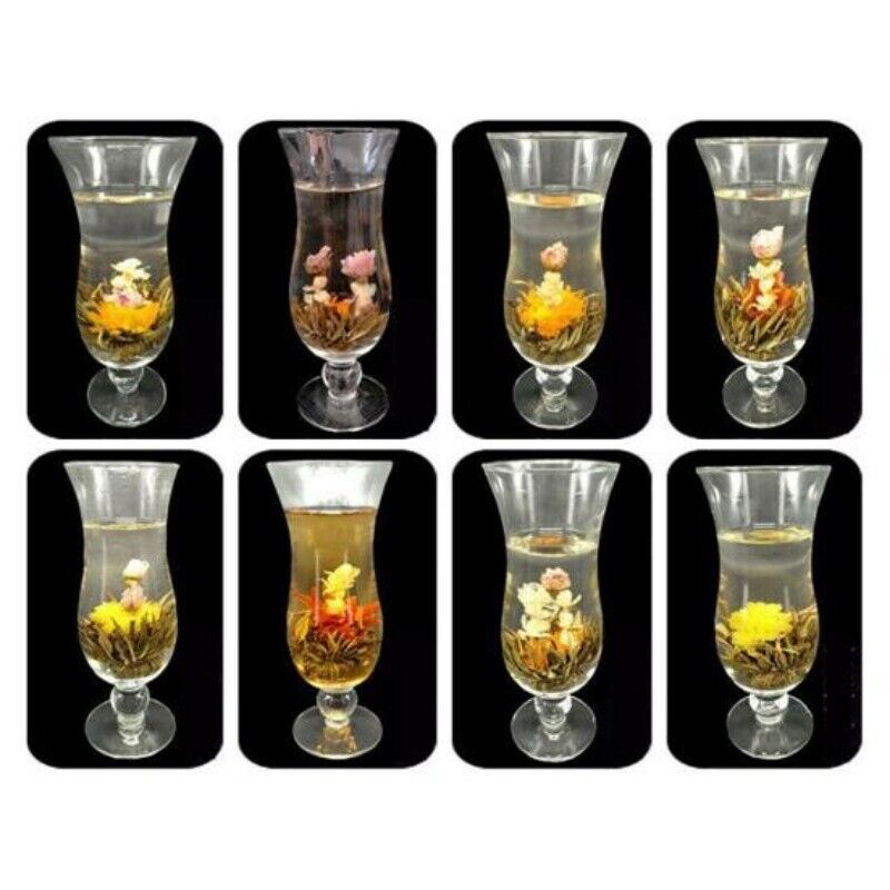 10Pcs Handmade Blooming Flower Tea Ball