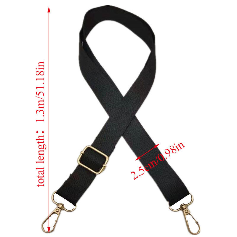Nylon Shoulder Bag Strap Replacement Belt Simple Wide Adjustable Handbag Handle
